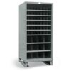 36-CSU-368PH-51VD-SB, Metal Bin Storage Shelving Unit with 60 Openings