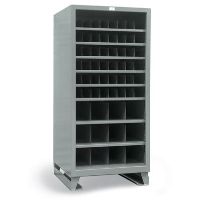 Metal Bin Storage Shelving Unit with 60 Openings