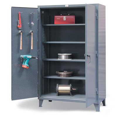 Heavy Duty Pegboard Cabinet, 60"W x 24"D x 72"H