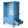 SU-15401, Mobile Tool Cart With Pegboard Interior And 4 Drawers
