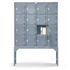 54-16D-120CL, Industrial Locker With 16 Compartments And Key Locks