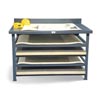 T5638/4, Industrial Print Open Shelving Unit