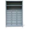 SU-15403, Shelving Unit with 18 Drawers