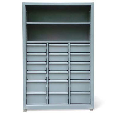 SU-15403, Shelving Unit with 18 Drawers