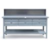 T7236-RS-6DB, Shop Table with 6 Drawers