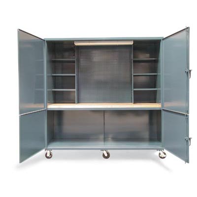 87.6-WBMT-366-CA, Field Workstation With Lights And Pegboard