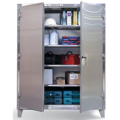 66-244SS, Stainless Steel Floor Model Cabinet, 72"W
