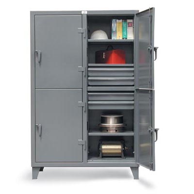 66-24-2TPL-12DB, Industrial Locker with Drawers
