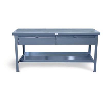 T8436-2DB, Standard Shop Table with 2 Drawers