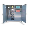 DS-15287, Double Shift Uniform / Combination Cabinet with 7 Drawers